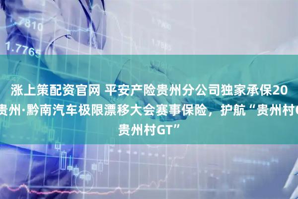 涨上策配资官网 平安产险贵州分公司独家承保2025贵州·黔南汽车极限漂移大会赛事保险，护航“贵州村GT”
